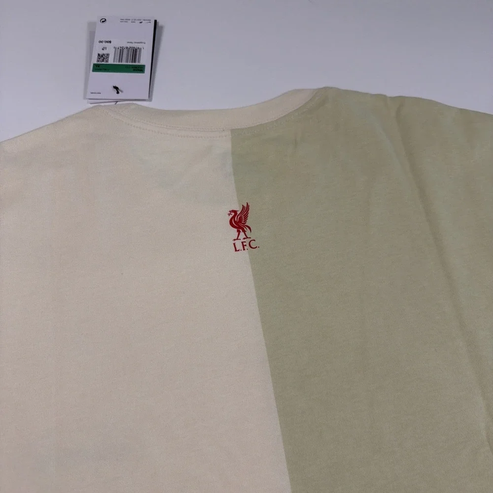 Nike Men's Liverpool F.C. LFC Air Max Culture Shirt Coconut HQ0805-113 XL $50